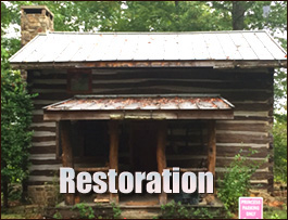 Historic Log Cabin Restoration  Columbus, Georgia
